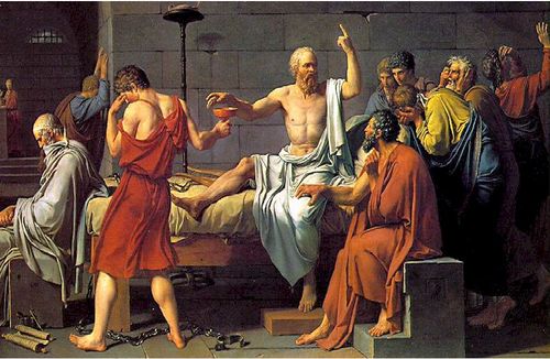 Description=Mort de Sòcrates (1787), oli de Jacques-Louis David